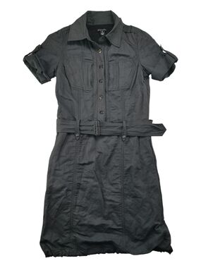 Victorinox Womens 2 Dress Gray Utility Travel Bubble Hem Mesh Lined Travel Rare